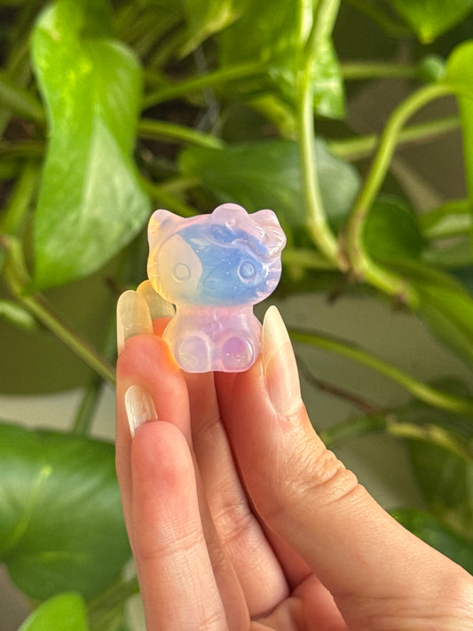 Pink Opalite Hello Kitty