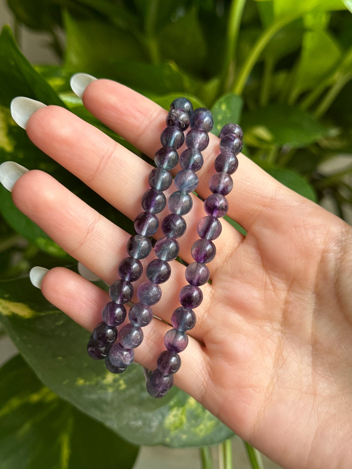 Deep Fluorite Bracelet