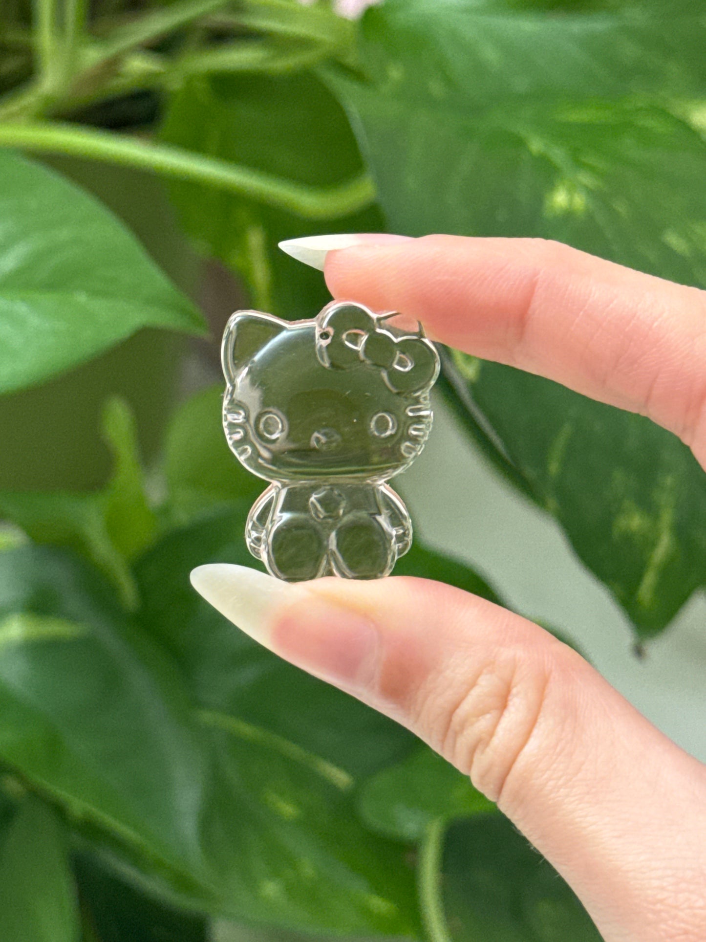 Pink Opalite Hello Kitty