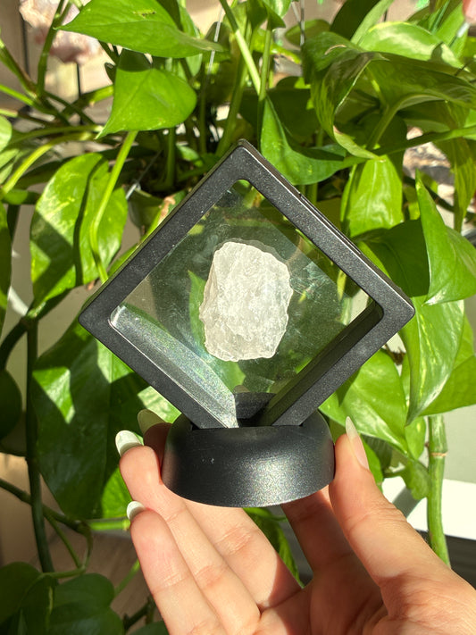 Clear Quartz in Case