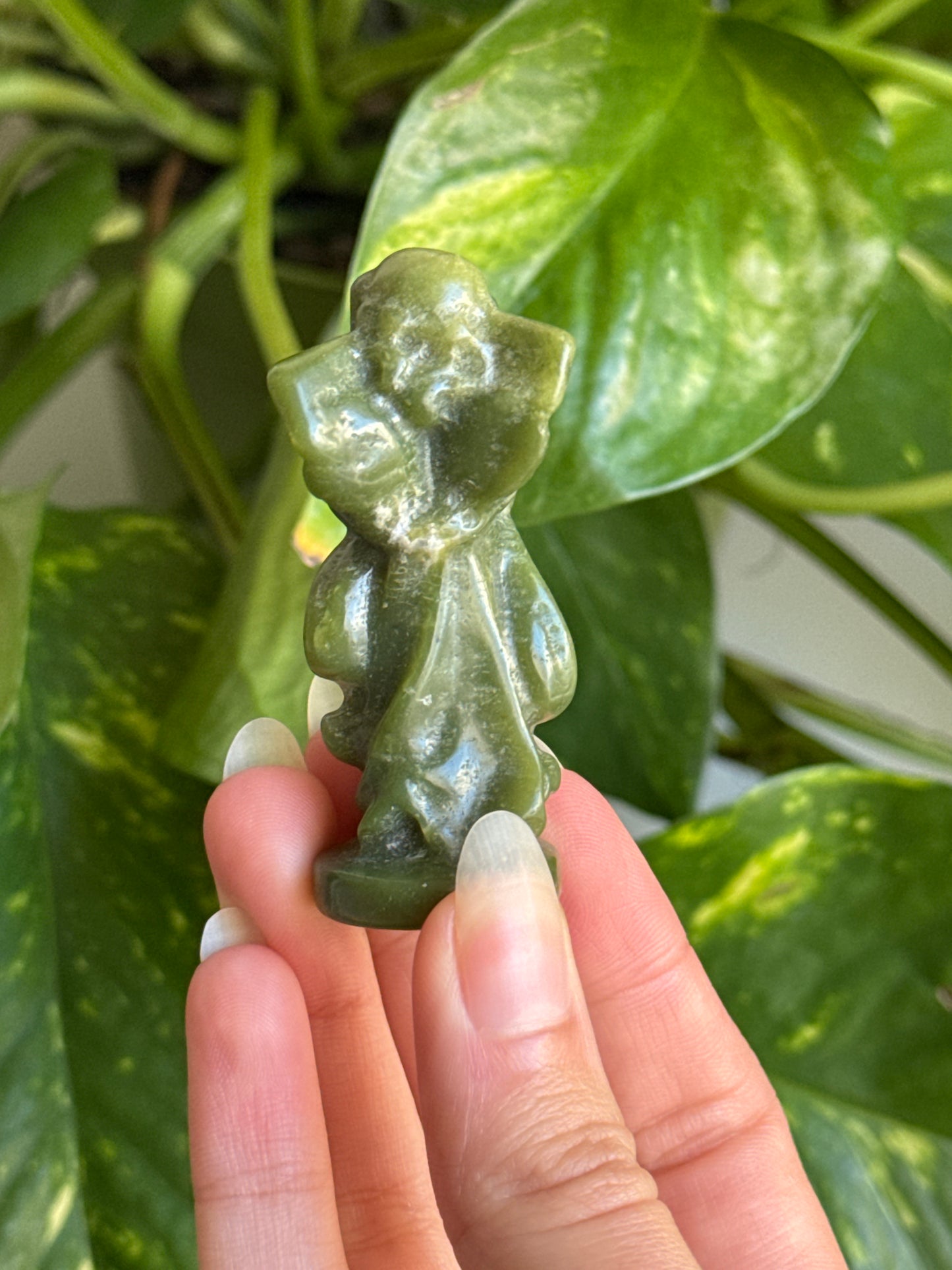 Green Jasper Angel Fairy