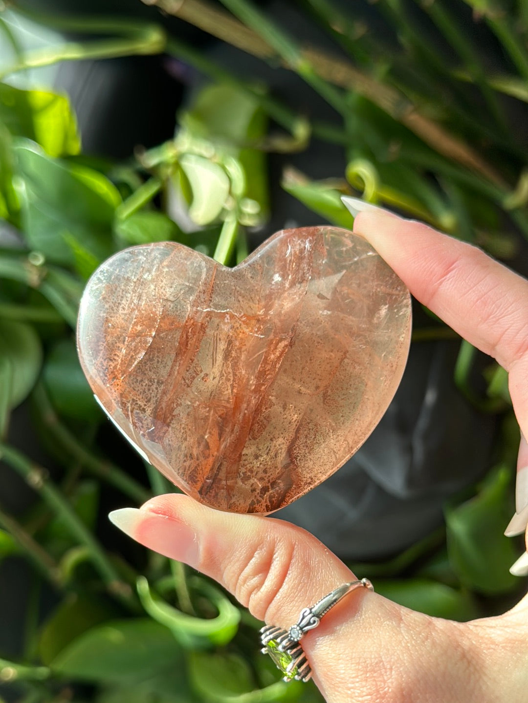 Large Golden Healer Palmstome & Heart