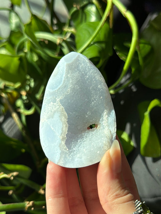 Sparkly Blue Lace Agate