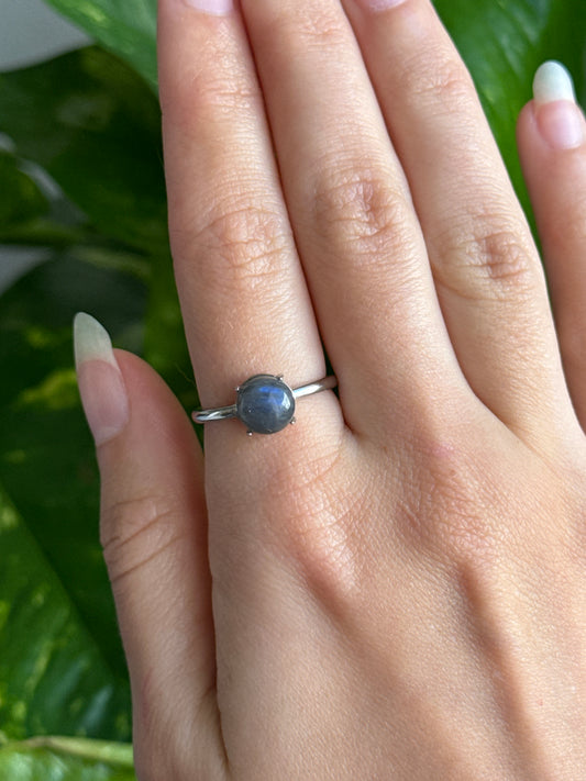 Labradorite Adjustable Ring