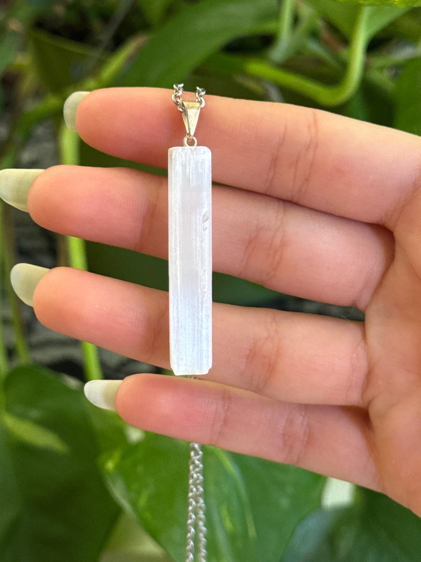 Selenite Necklace