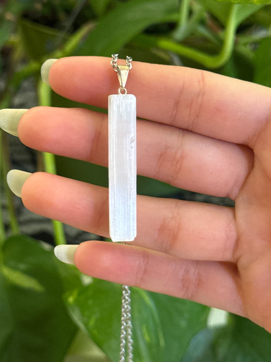 Selenite Necklace