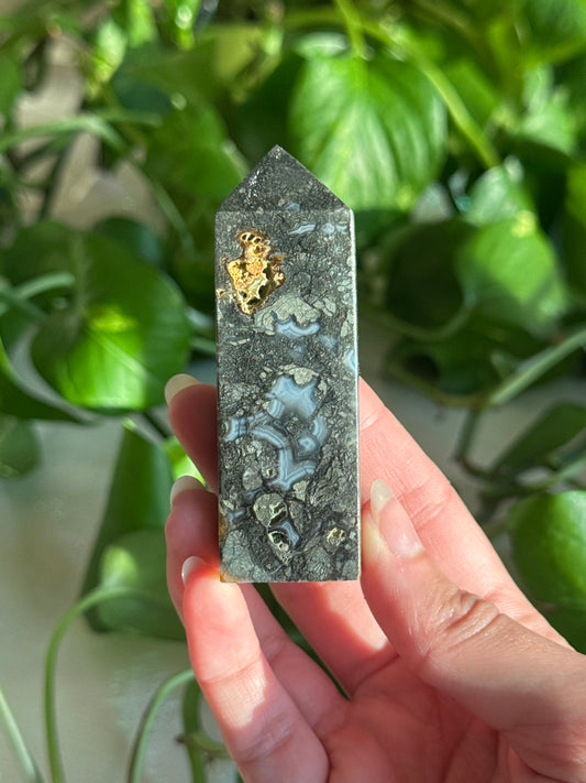 Marcasite & Agate Tower