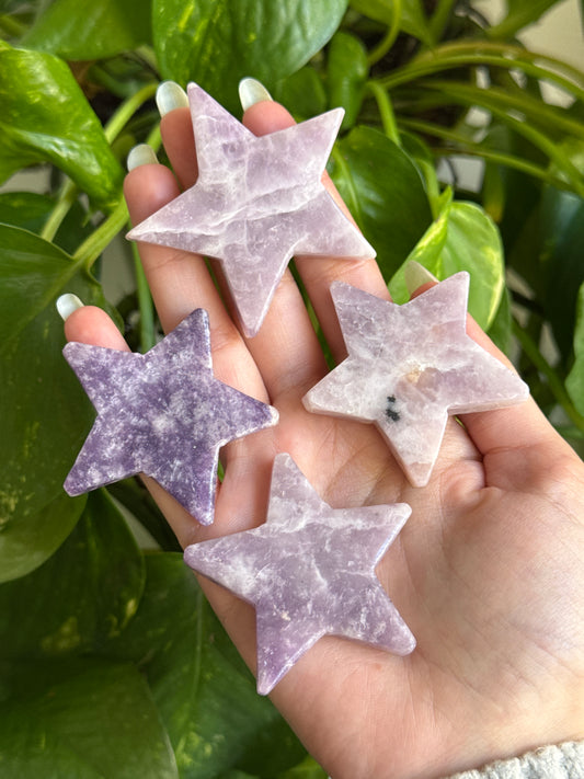 Lepidolite Star