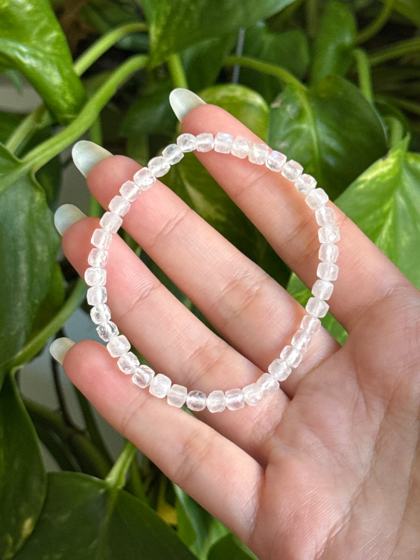 Moonstone Faceted Bracelet