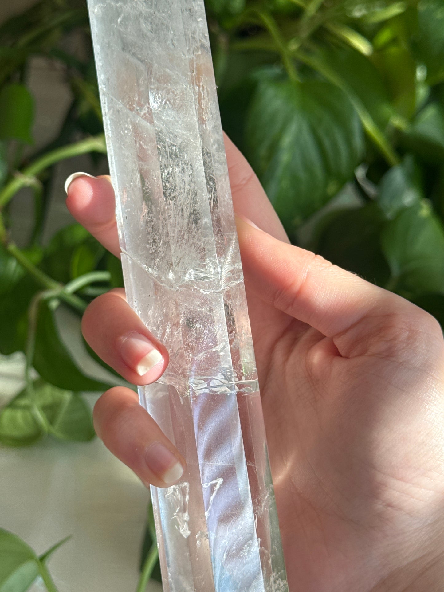 XL Enhydro Clear Quartz Imperfect Tower