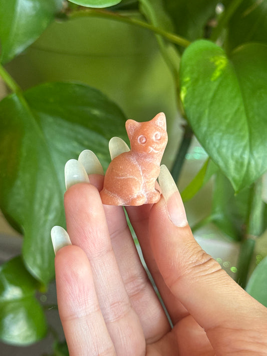 Orange Calcite Kitty