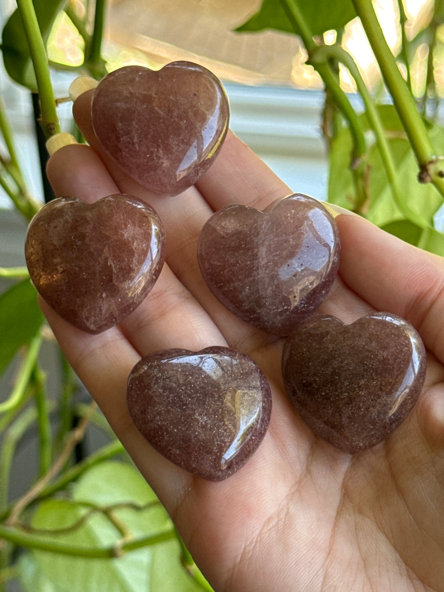 Strawberry Quartz Heart