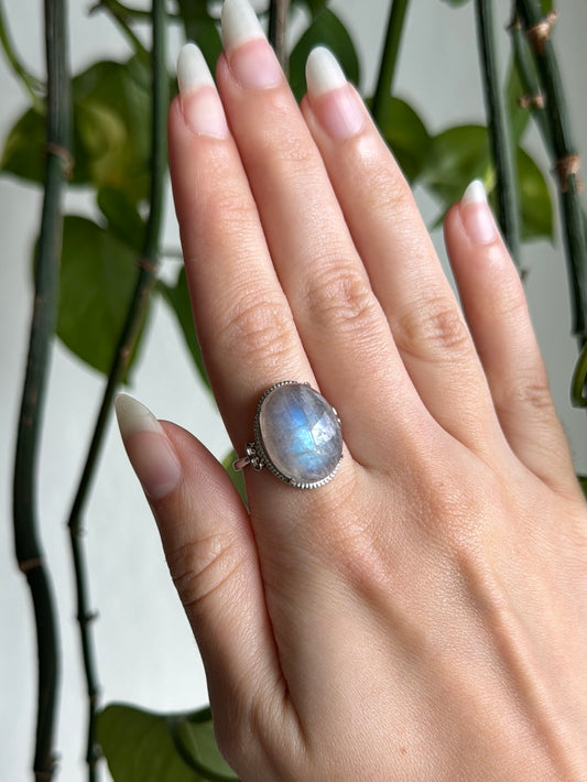 Labradorite Adjustable Ring C