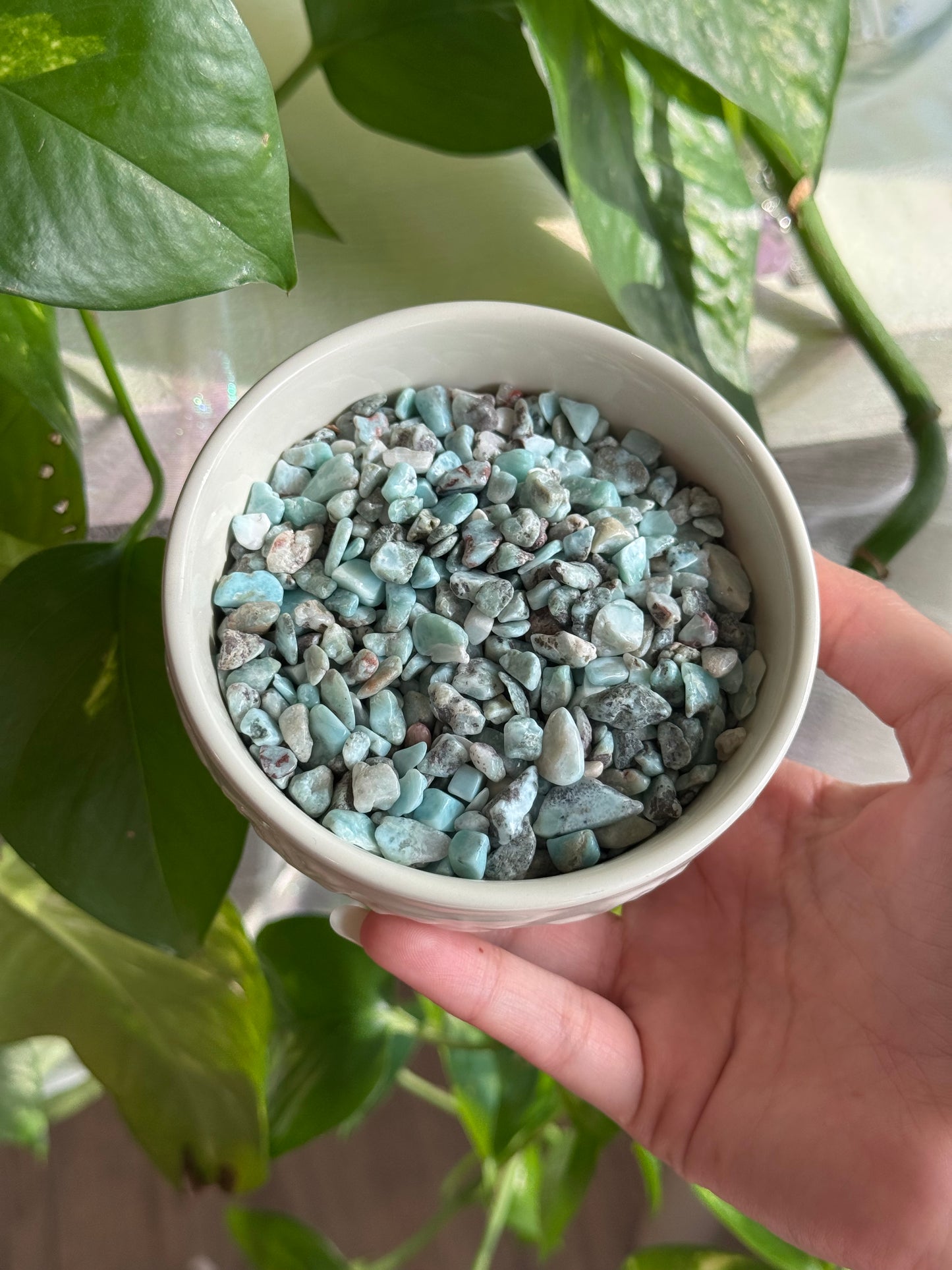 Small Larimar Chips