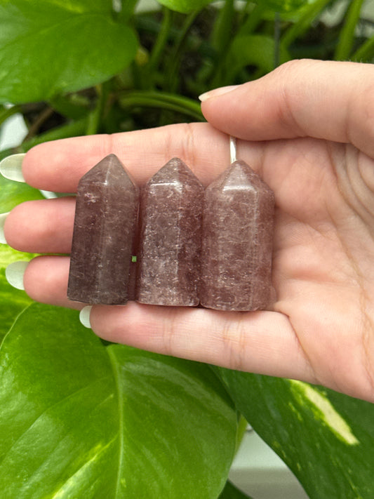 Strawberry Quartz Mini Tower