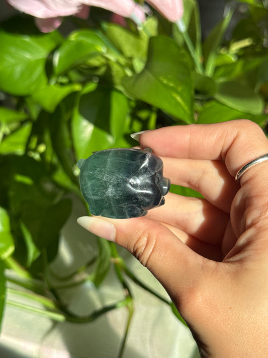 Fluorite Chubby Pig