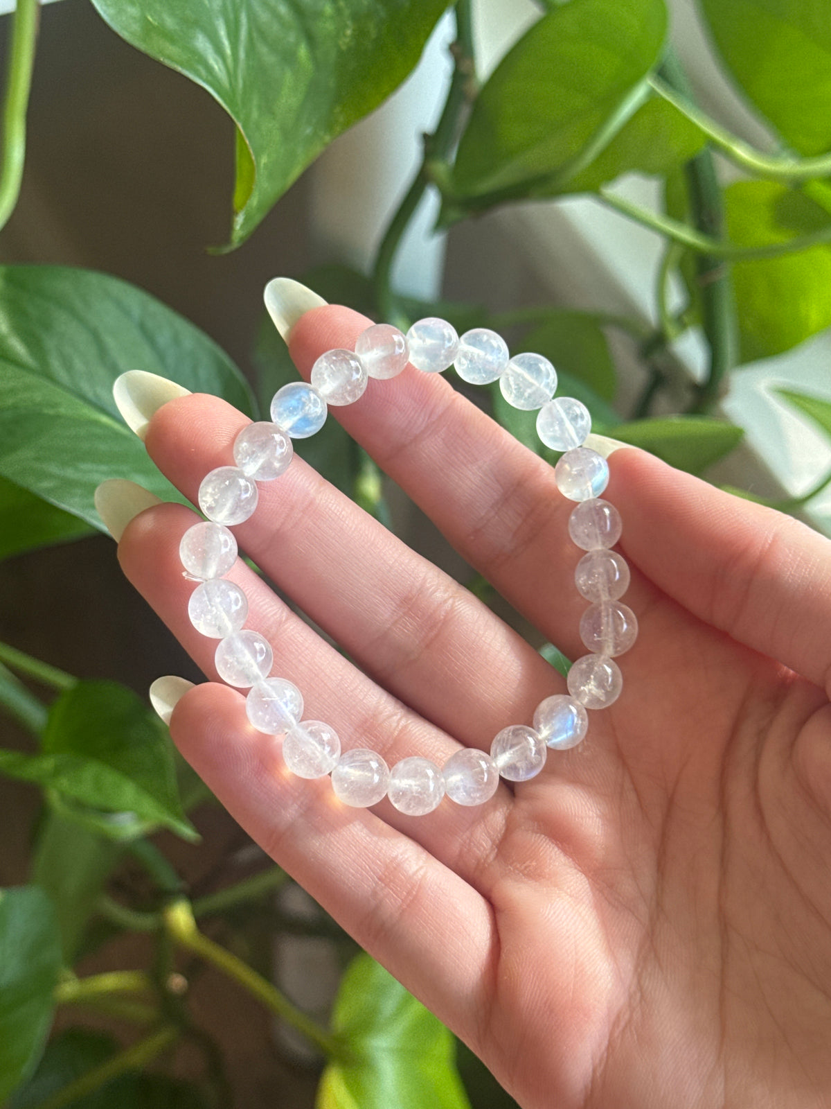 Flashy Moonstone Bracelet