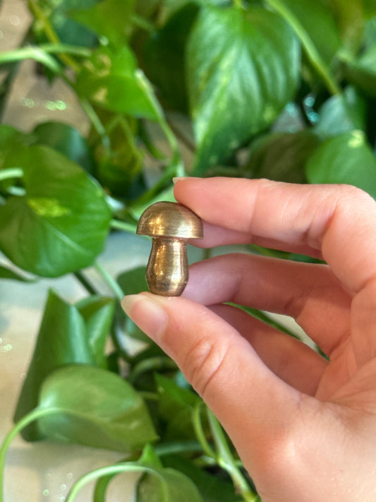 Pyrite Mushrooms Carving