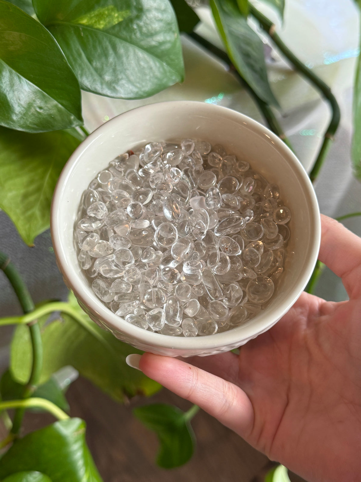 High Grade Clear Quartz Chips