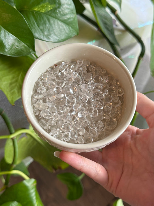 High Grade Clear Quartz Chips