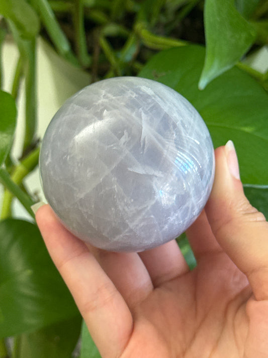 Blue Rose Quartz Sphere 60mm