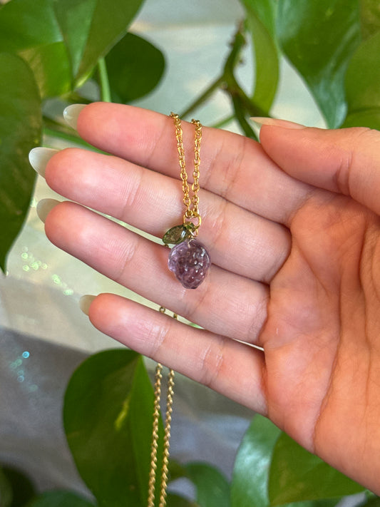 Amethyst Grape Necklace