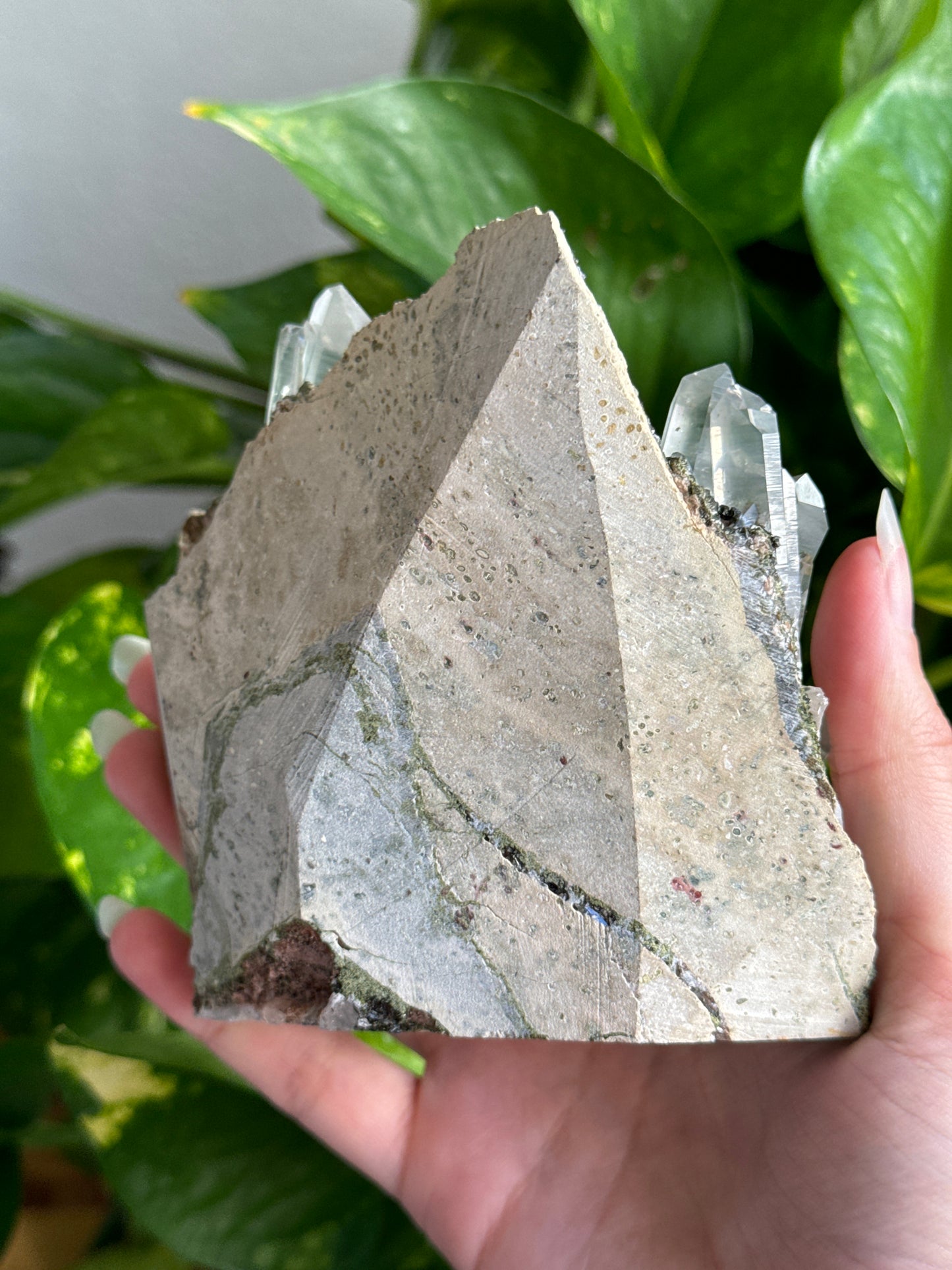 Unique High Altitude Himalayan Quartz Self Standing Specimen