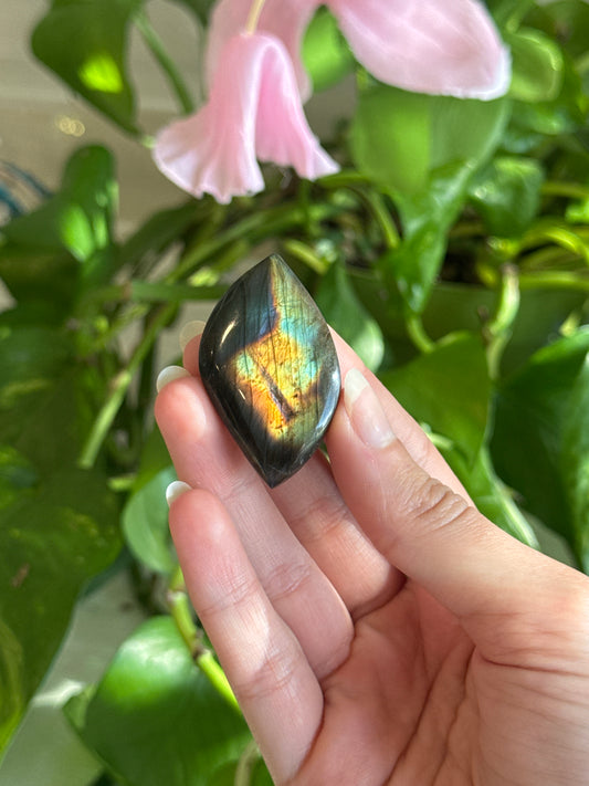 Labradorite Flat Stone F