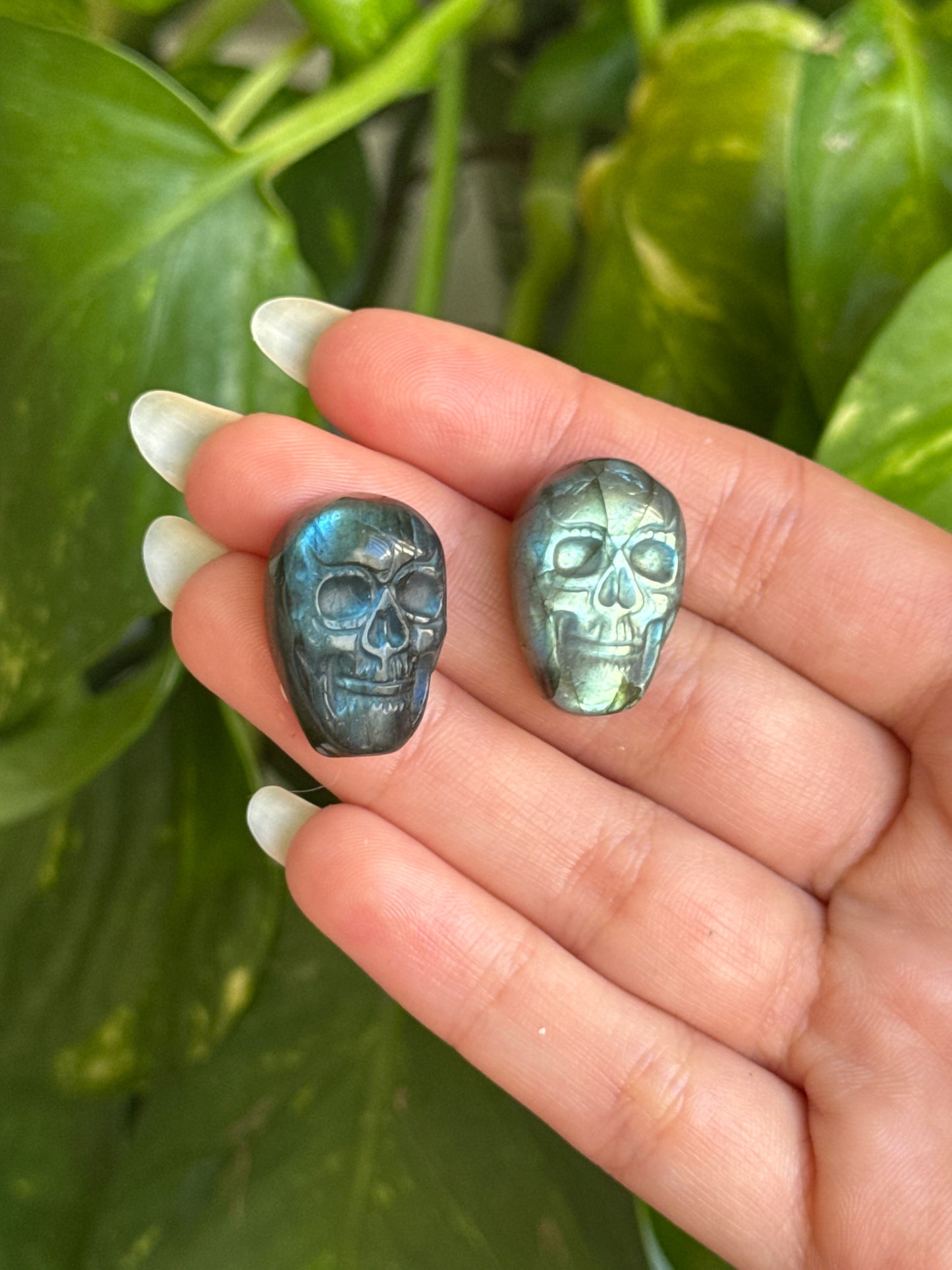 Labradorite Skull