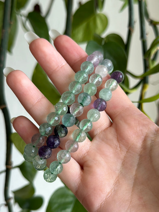 Fluorite Faceted Bracelet