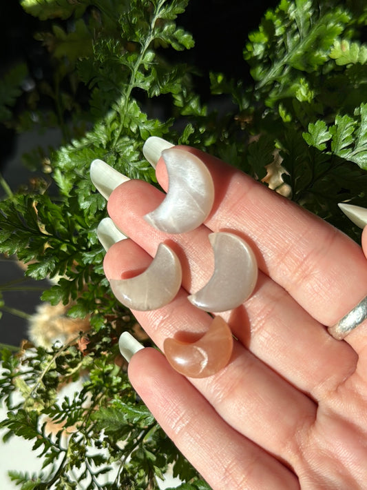 Peach Moonstone Sunstone Moon