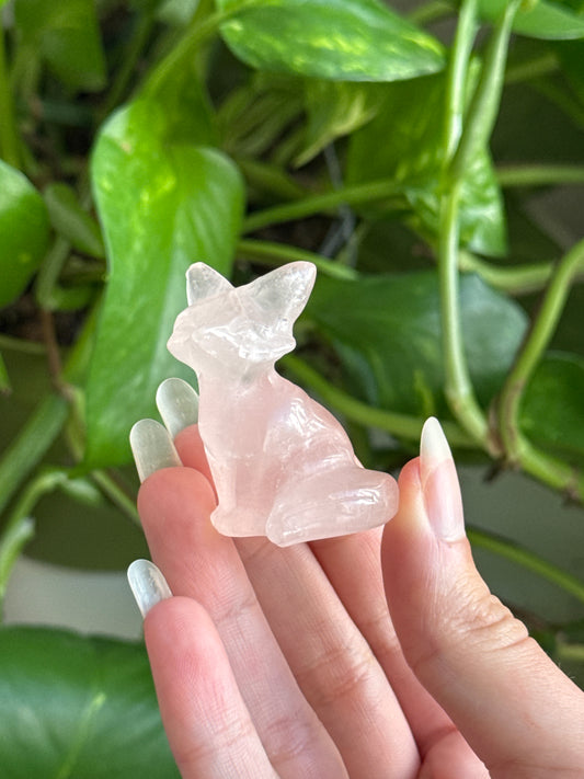 Rose Quartz Fox