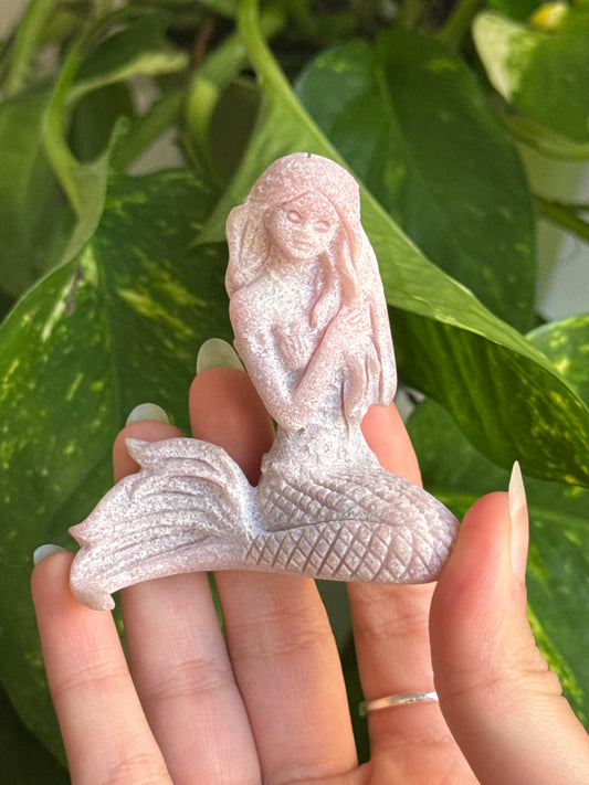 Pink Opal Mermaid