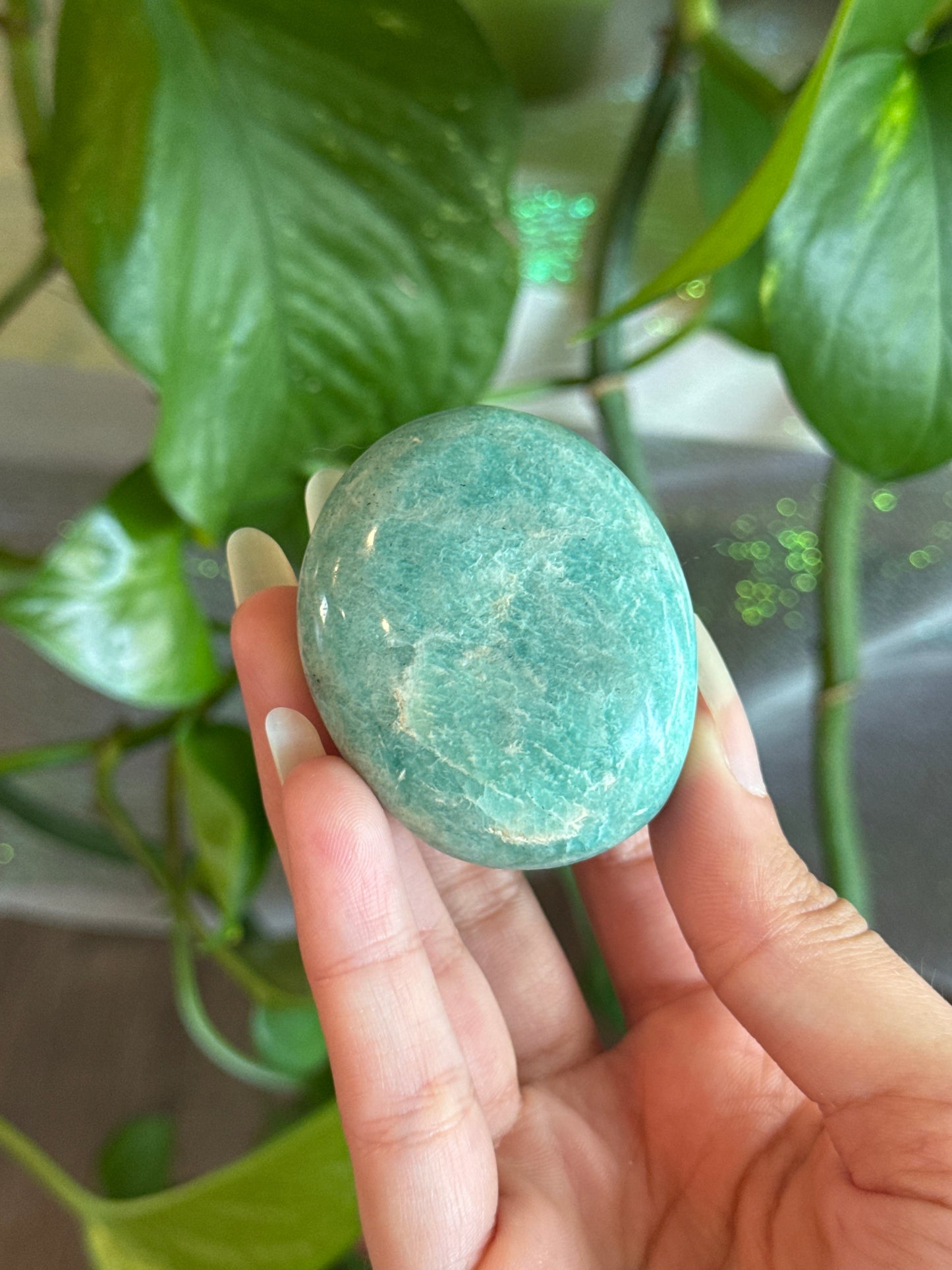 Amazonite Palmstone