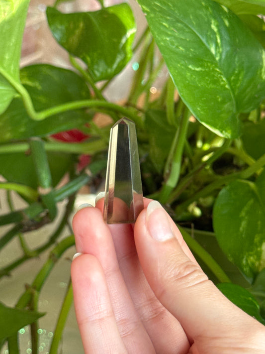 High Grade Brazilian Smokey Quartz Mini Tower