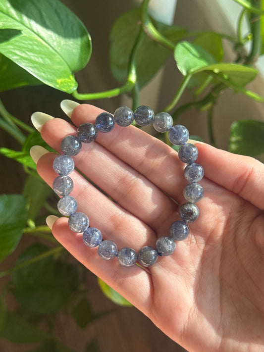 Iolite High Grade Flashy Bracelet