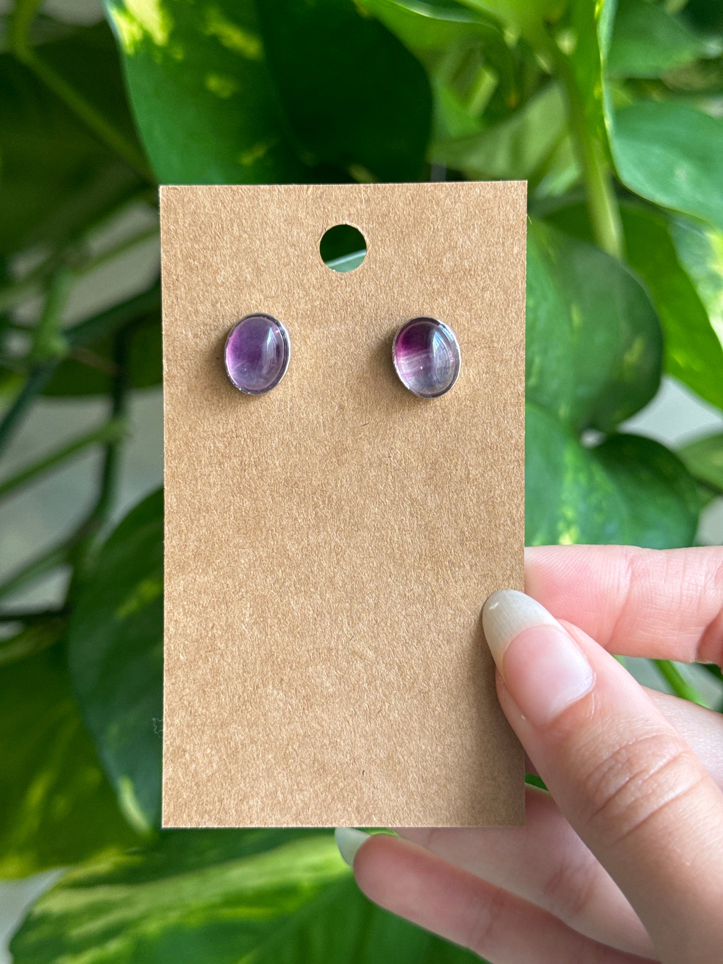 Fluorite Stud Earrings | You Pick