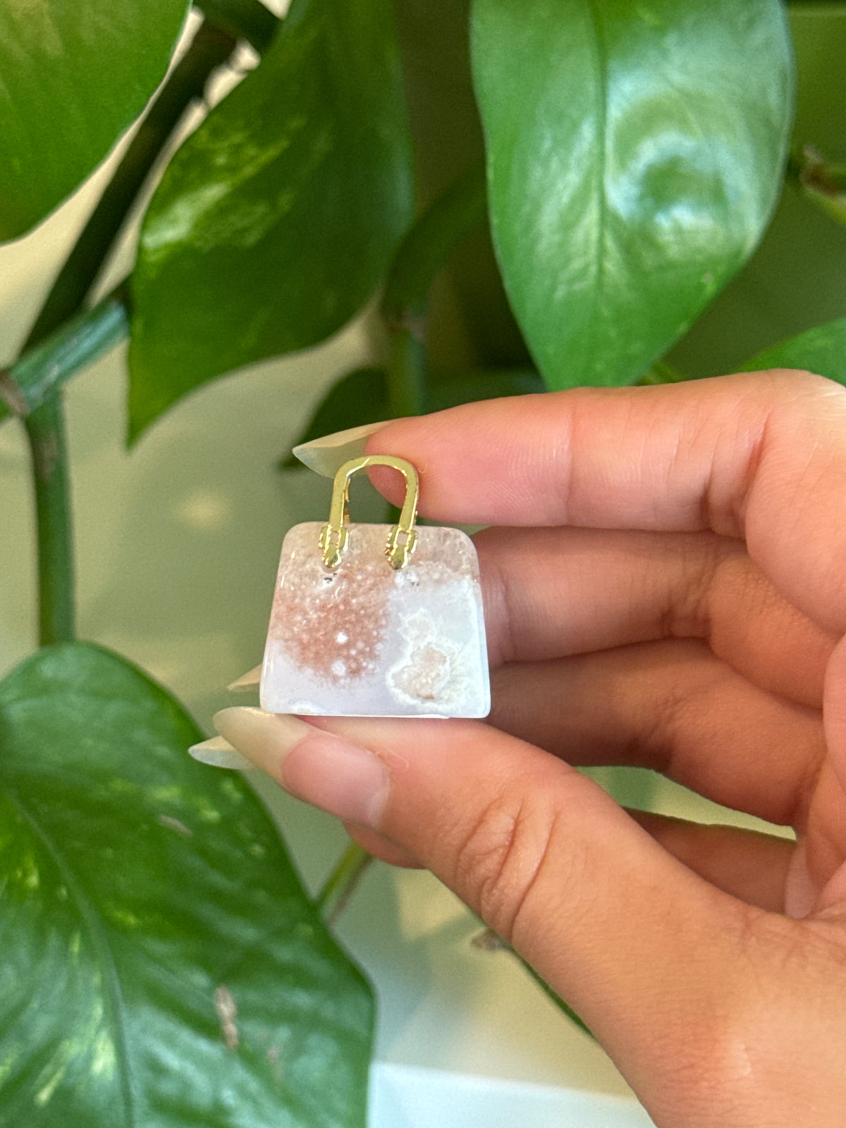 Pink Amethyst Purse