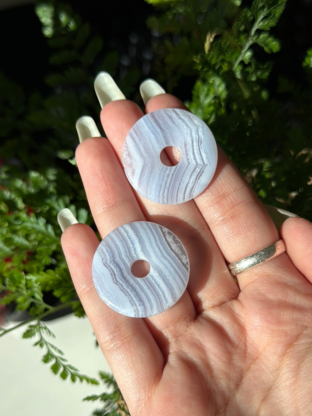 Blue Lace Agate Disk