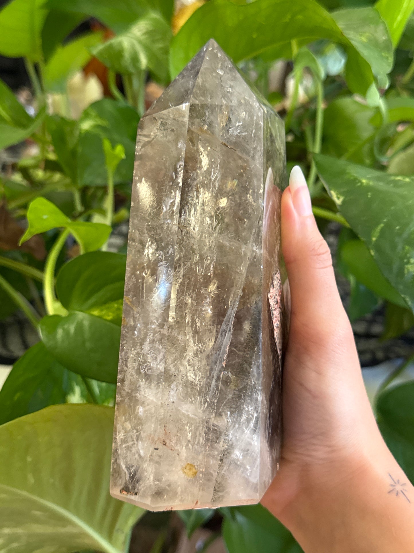 Statement Garden Quartz Tower