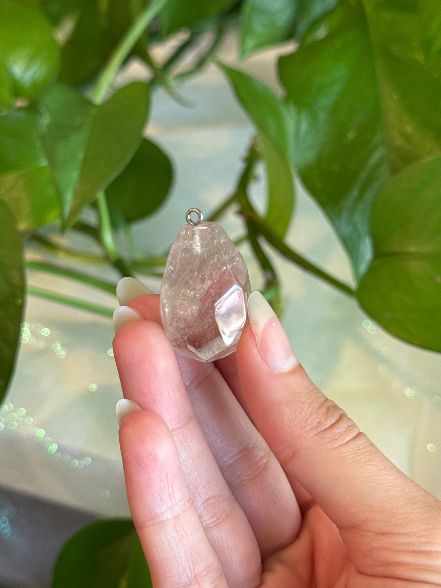 Smokey Quartz Freeform Necklace