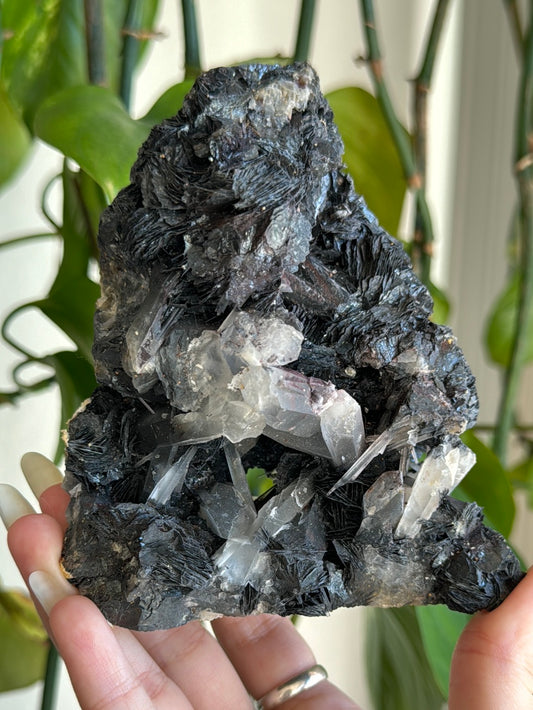 Feathered Galena & Quartz Portal Specimen