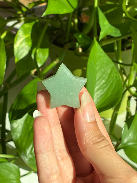 Green Aventurine Star