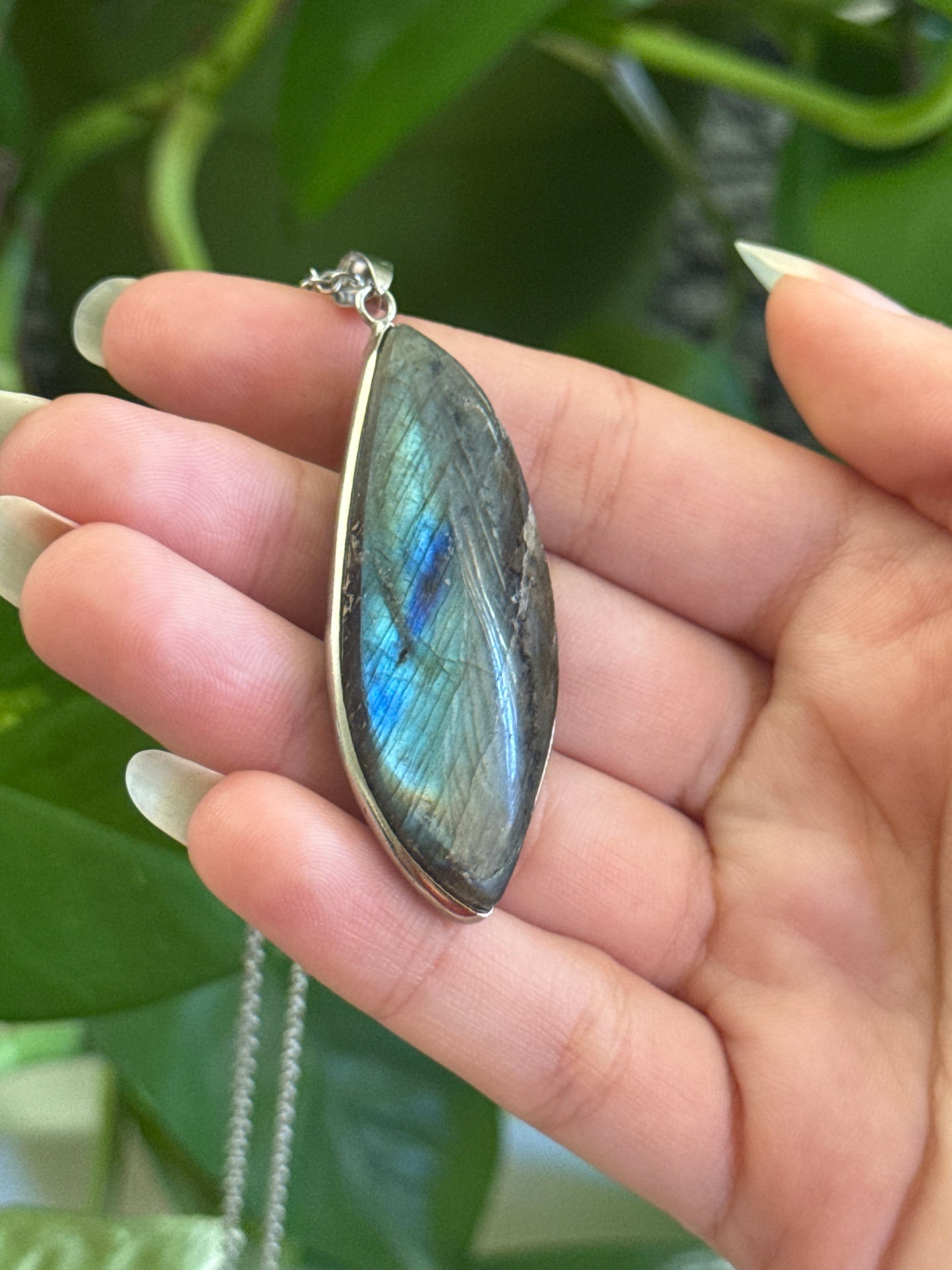 Statement Labradorite Necklace