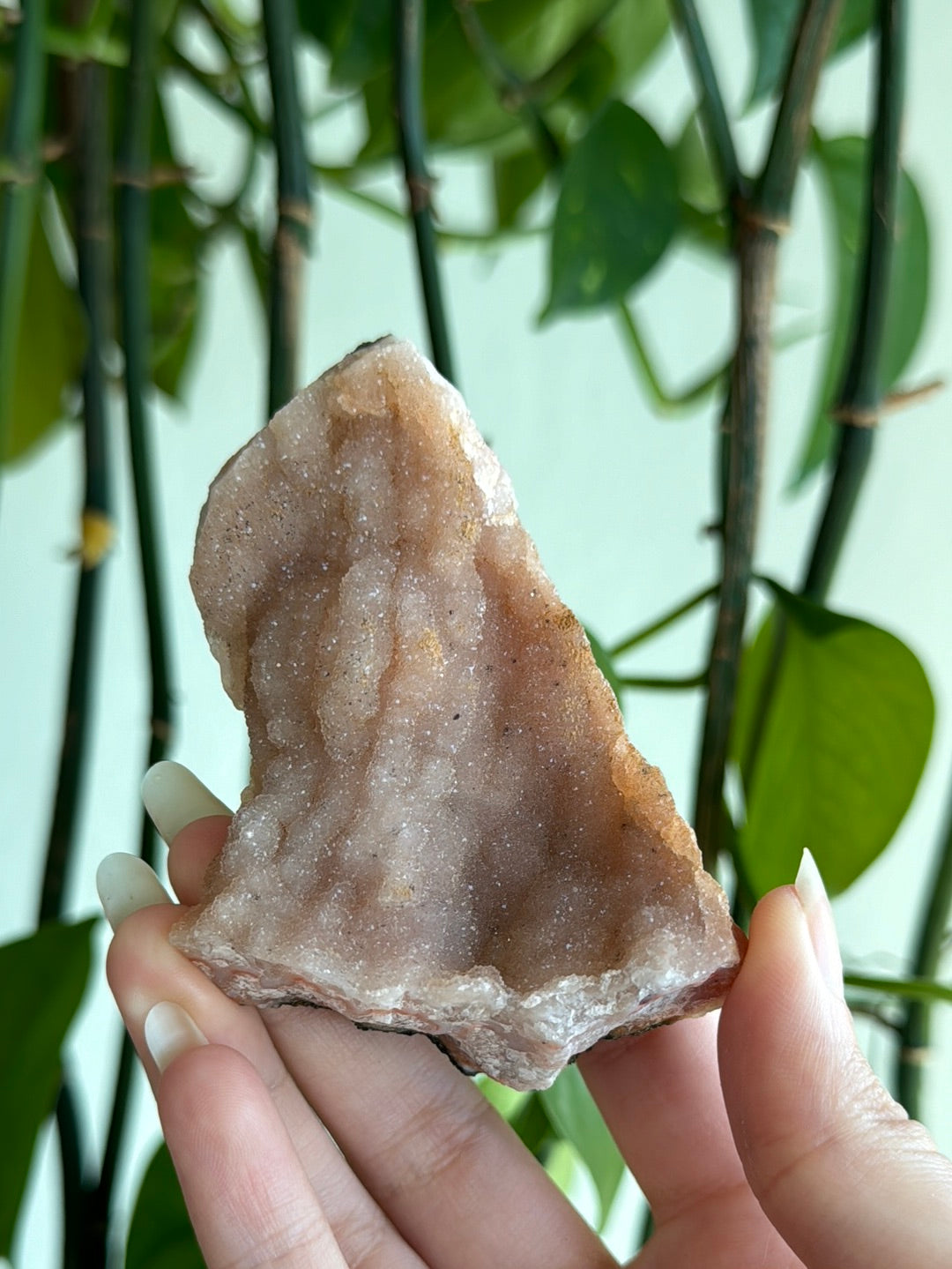 Sparkly Pink Chalcedony Specimen