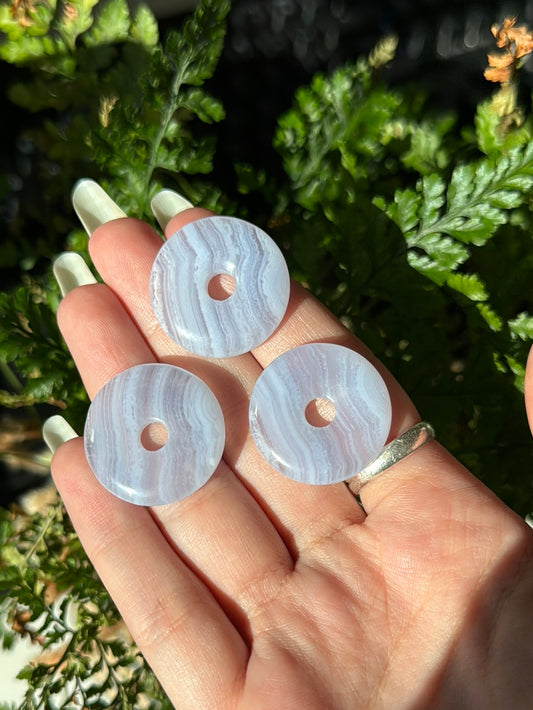 Blue Lace Agate Disk