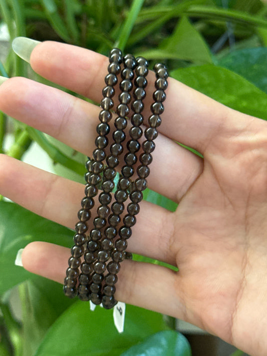 Smoky Quartz Dainty Bracelet