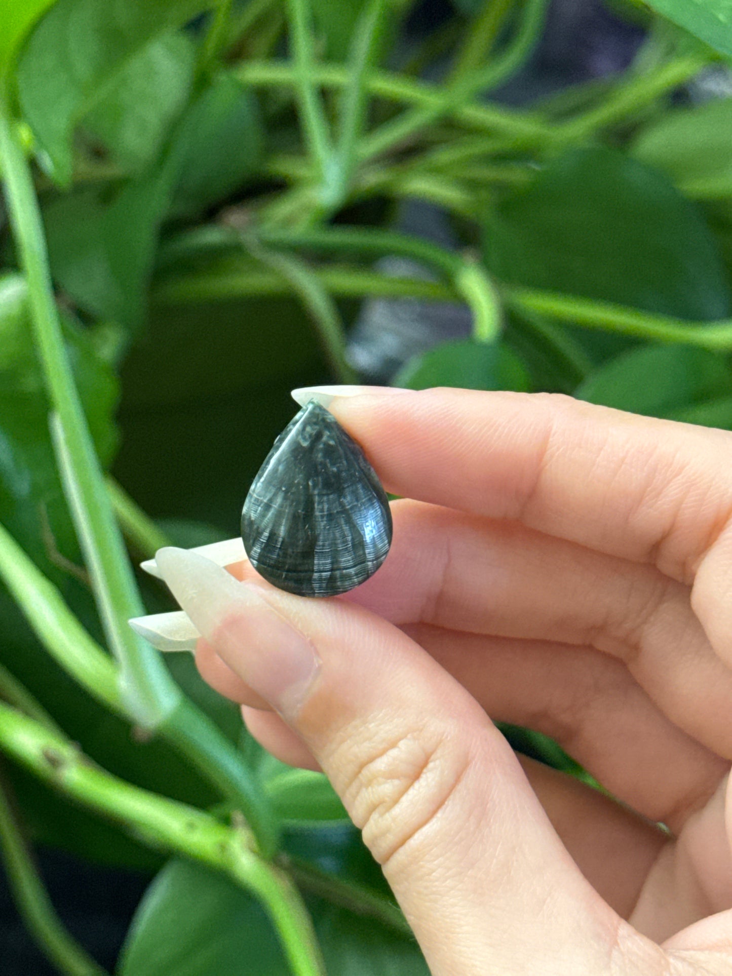 Flashy Serephanite Teardrop & Moon | You Pick