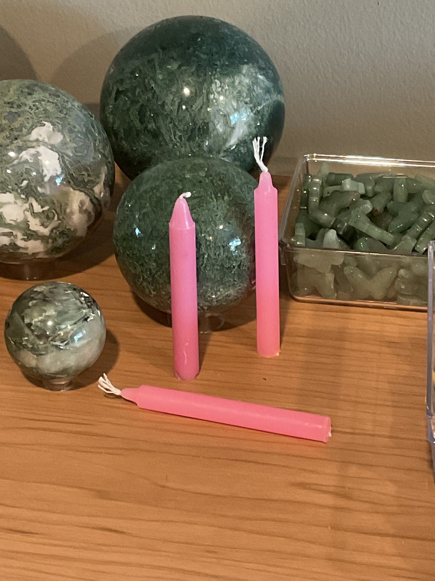 Pink Alter Chime Candle