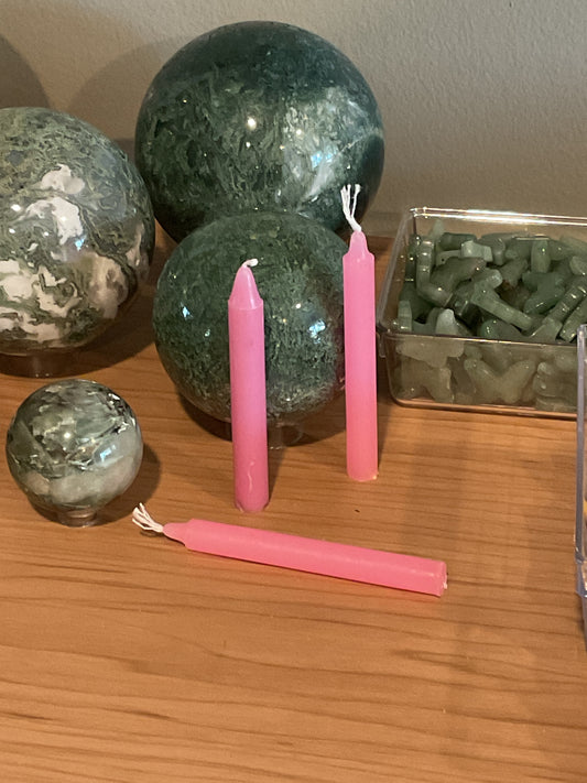 Pink Alter Chime Candle